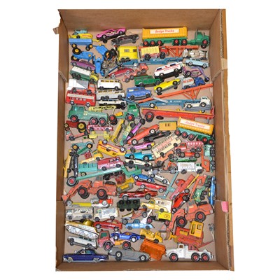 Lot 1086 - One tray of die-cast models and vehicles including Dinky, Corgi, Britains etc.