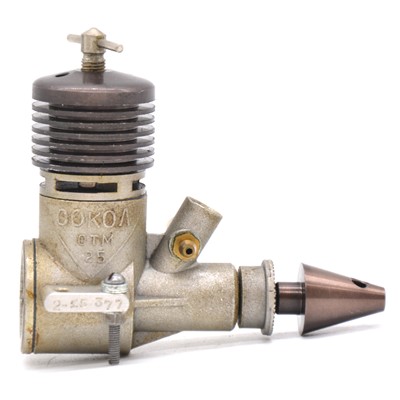 Lot 374 - Two 2.5cc diesel engines