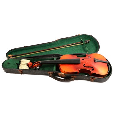 Lot 231 - Bohemian 3/4 size violin