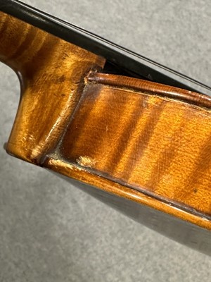 Lot 214 - French violin, Mirecourt circa 1890