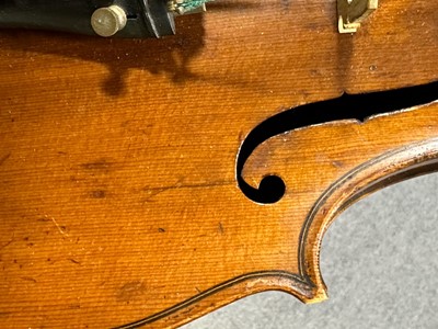 Lot 214 - French violin, Mirecourt circa 1890