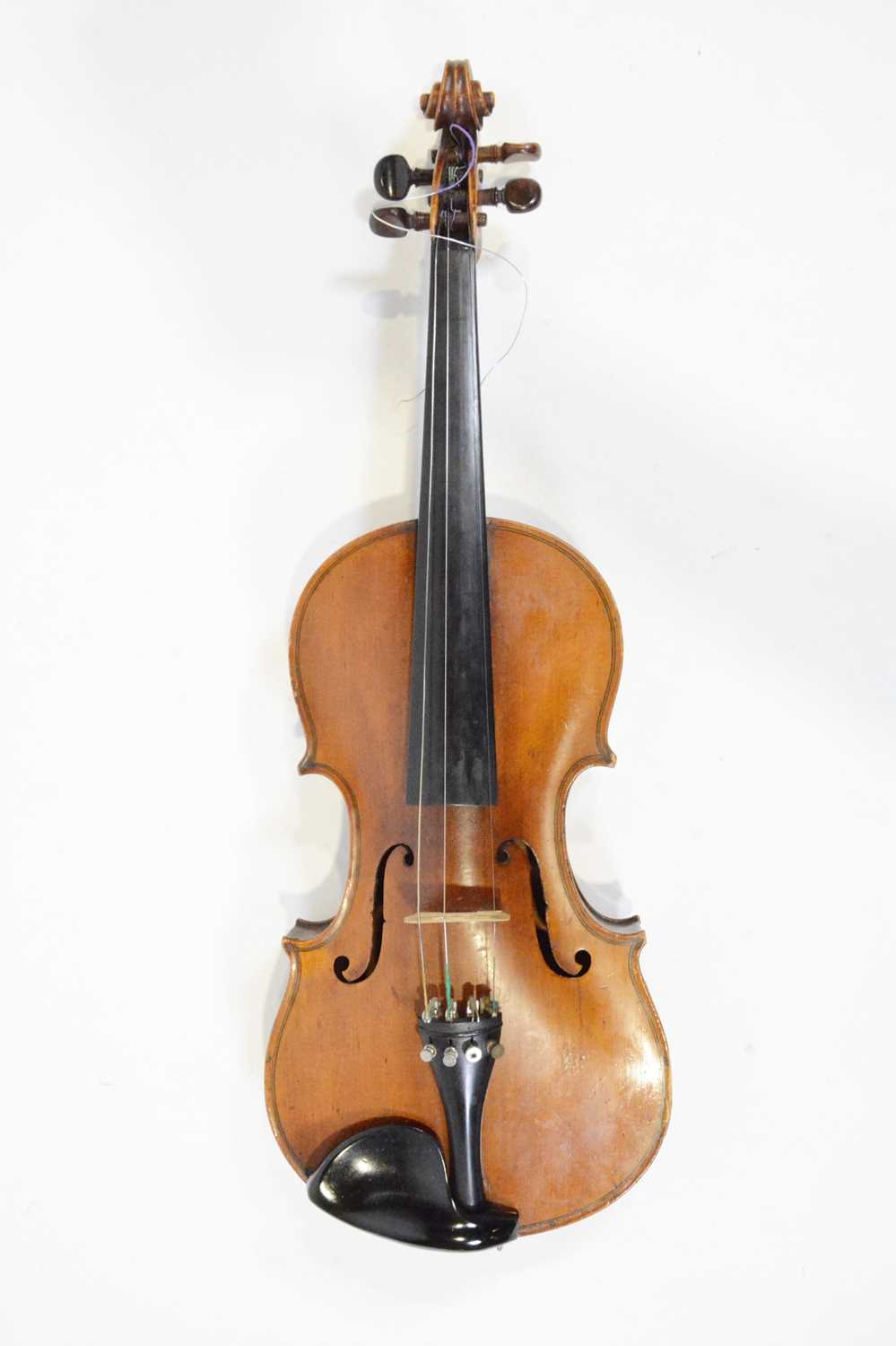 Lot 214 - French violin, Mirecourt circa 1890,