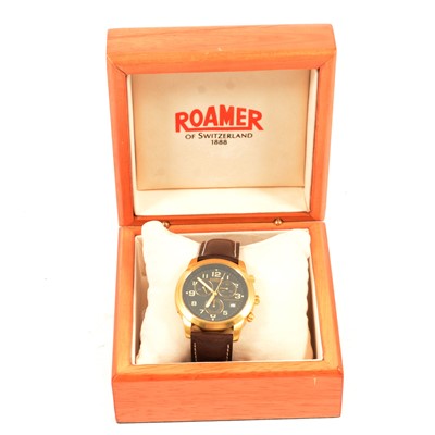 Lot 187 - Roamer - a gentleman's chronograph automatic wristwatch.