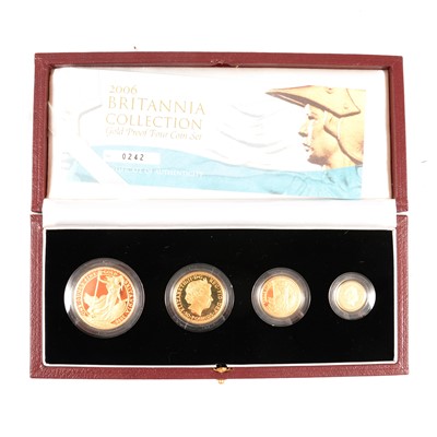 Lot 341 - The 2006 Britannia Collection Gold Proof Four-Coin Set.