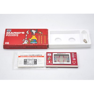 Lot 1263 - Nintendo Game & Watch game, ref ML-102 Mario's Cement Factory