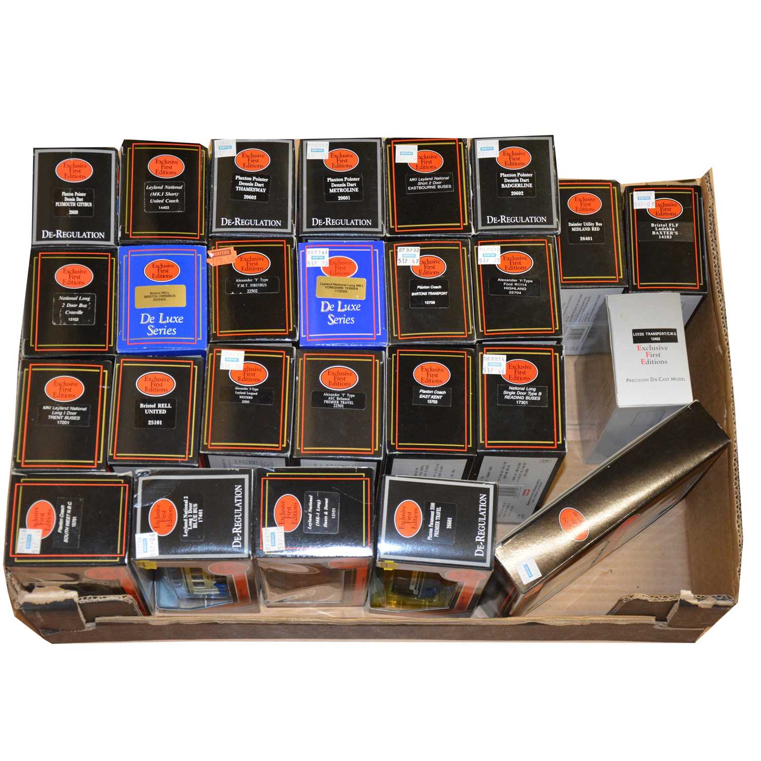 Lot 176 - EFE Exclusive First Editions model buses and coaches, twenty-six boxed examples.