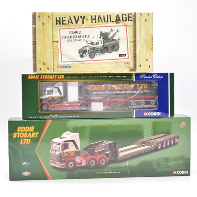 Lot 1214 - Three Corgi Eddie Stobart models, all boxed.