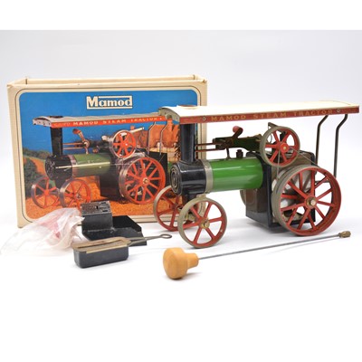 Lot 1031 - Mamod live steam; TE1a steam tractor traction engine.