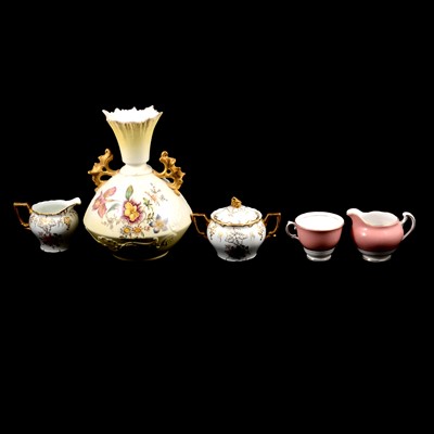 Lot 112 - Royal Crown Dervy 'Vine' pattern part tea set, and other ceramics