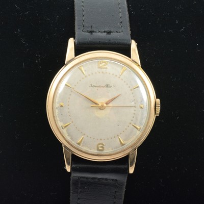 Lot 343 - International Watch Co - a gentleman's vintage wristwatch.