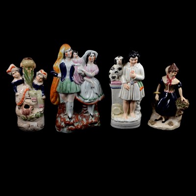 Lot 16 - One box of Staffordshire figures