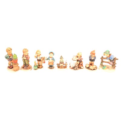 Lot 26 - Eight Hummel figures by Goebel.