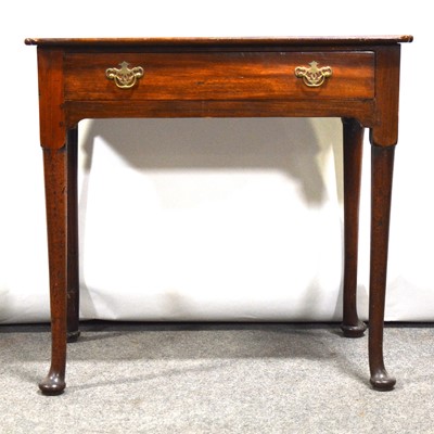 Lot 540 - George III mahogany side table