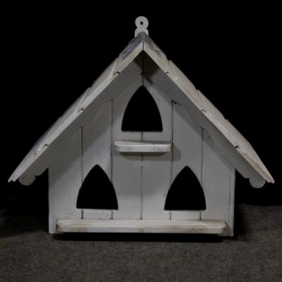 Lot 551 - Painted wood and lead dovecote