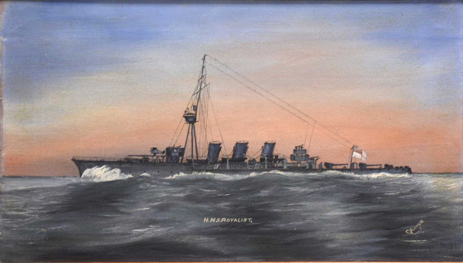 Lot 364 - C Slater, HMS Royalist