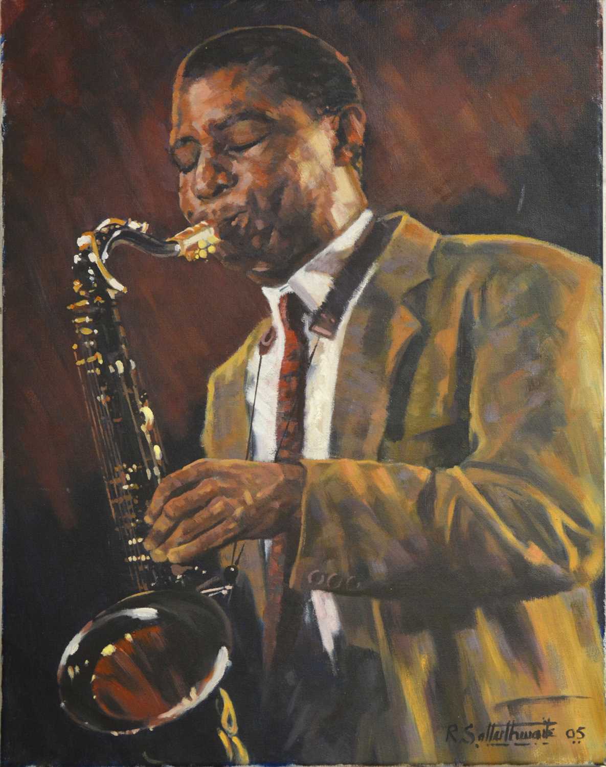 Lot 403 - Ron Satterthwaite, saxophonist.