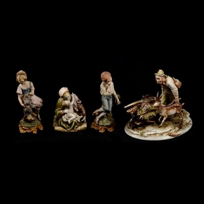 Lot 98 - Five Capodimonte figurines.