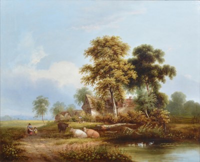 Lot 376 - Samuel David Colkett, Rural landscape