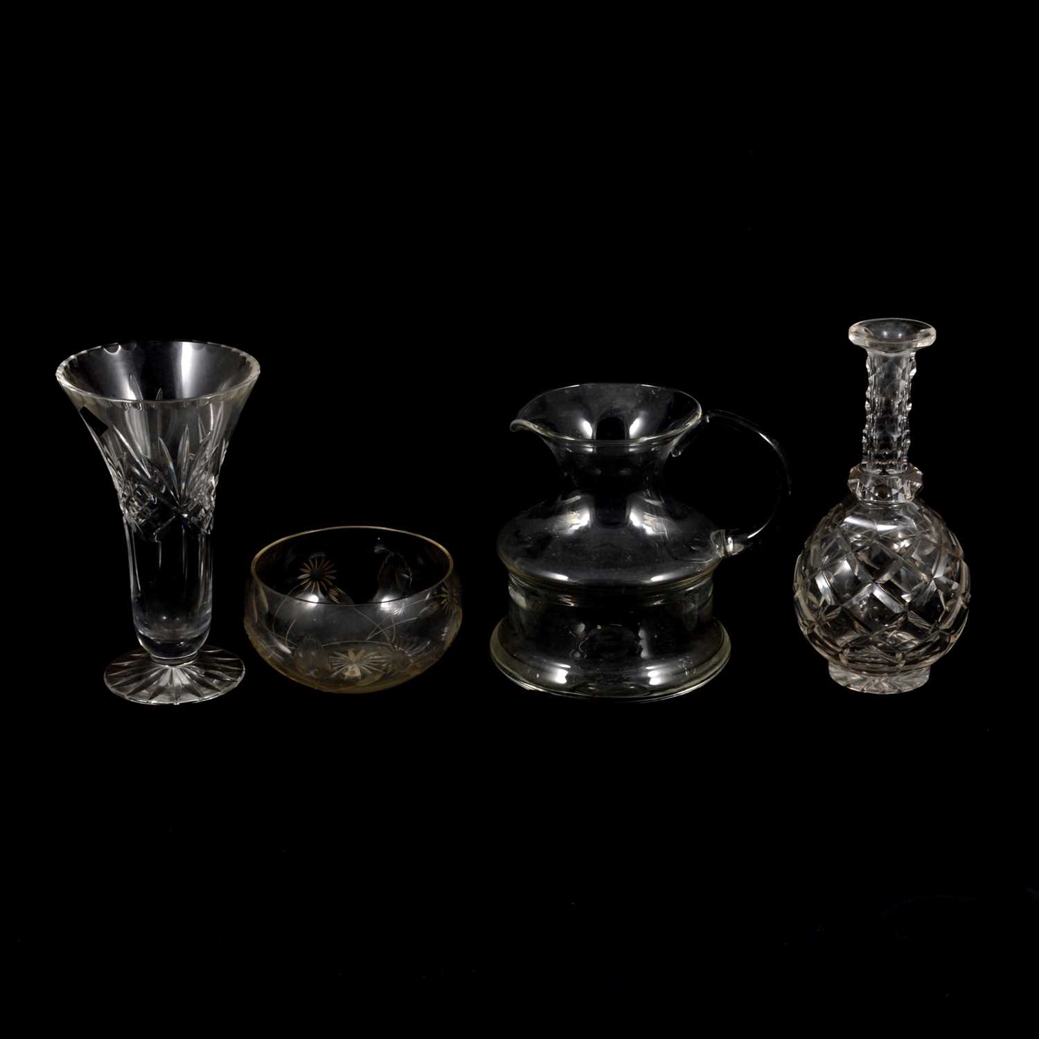 Lot 106 - Three boxes of assorted glassware