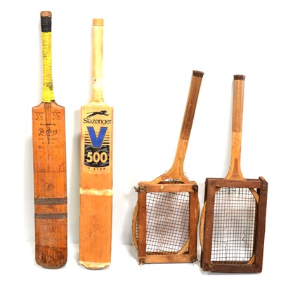 Lot 244 - Collection of vintage sporting equipment