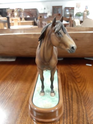 Lot 35 - Royal Worcester, Pony Stallion, a rare limited edition figurine by Doris Lindner