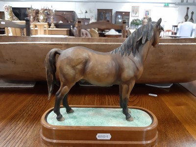 Lot 35 - Royal Worcester, Pony Stallion, a rare limited edition figurine by Doris Lindner