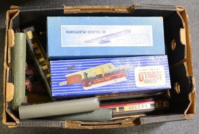 Lot 282 - Hornby Dublo OO gauge model railway, one box including eight 3-rail locomotives