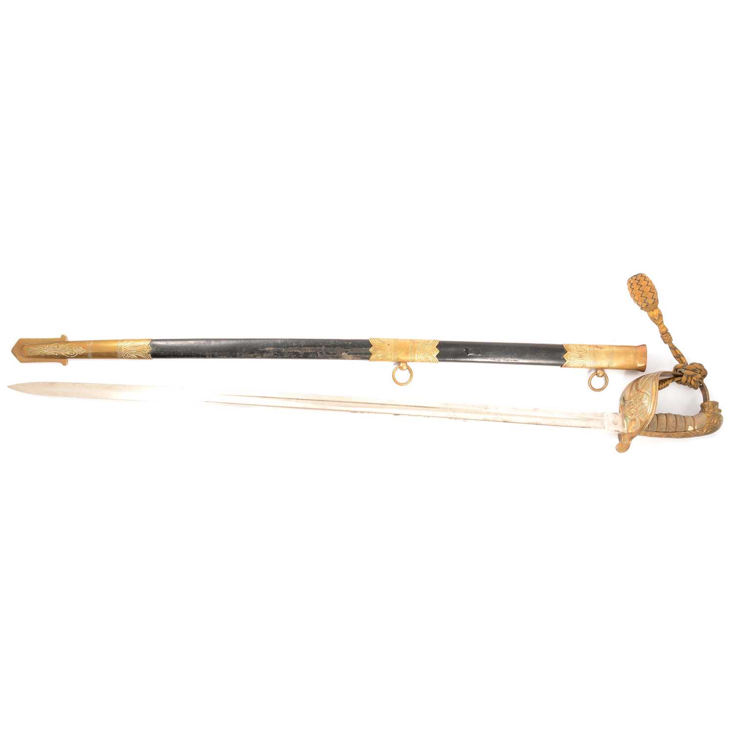 Lot 190 - Naval Officer's sword