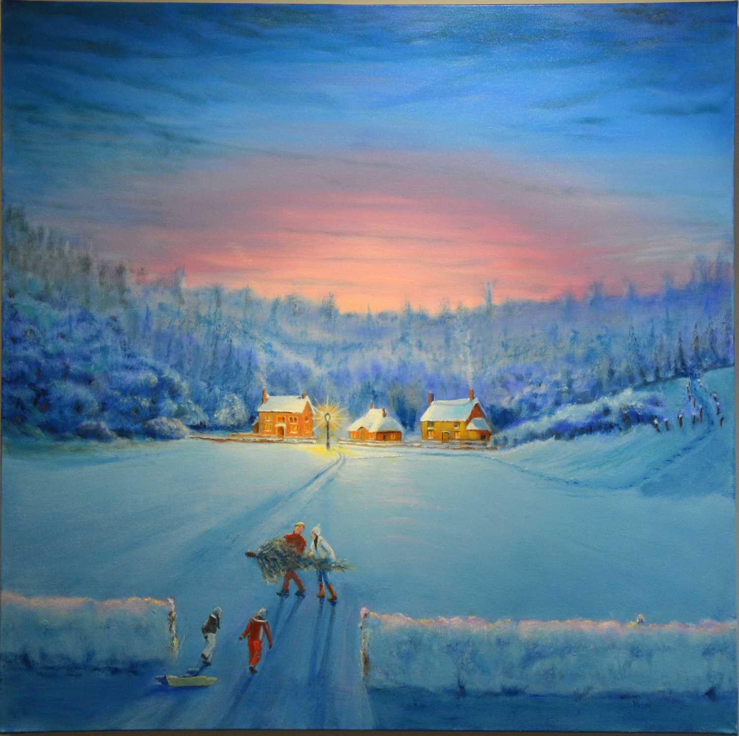 Lot 377 - Victor White (contemporary), Christmas Joy