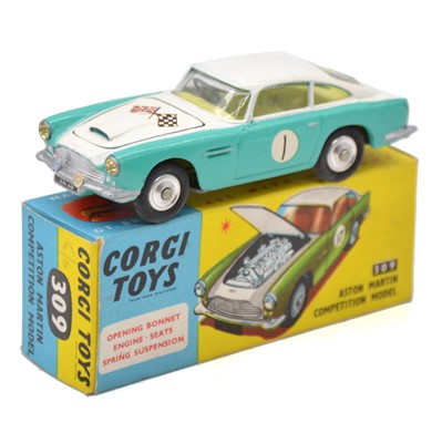 Lot 44 - Corgi Toys die-cast model ref no.309 Aston Martin Competition Model.