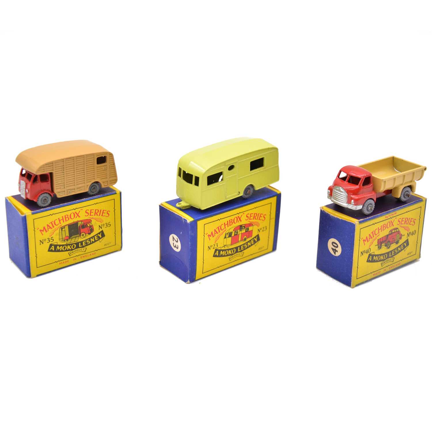 Lot 74 Three Matchbox Series diecast models,