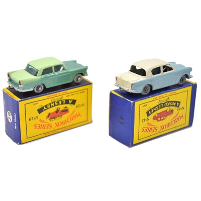 Lot 70 - Matchbox Series die-cast models Hillman Minx and Austin Cambridge