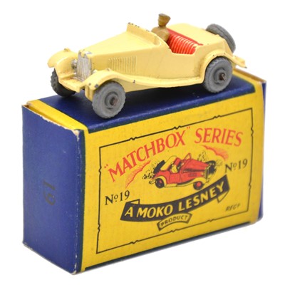 Lot 68 - Matchbox Series die-cast model, ref no.19 MG sports car, boxed.