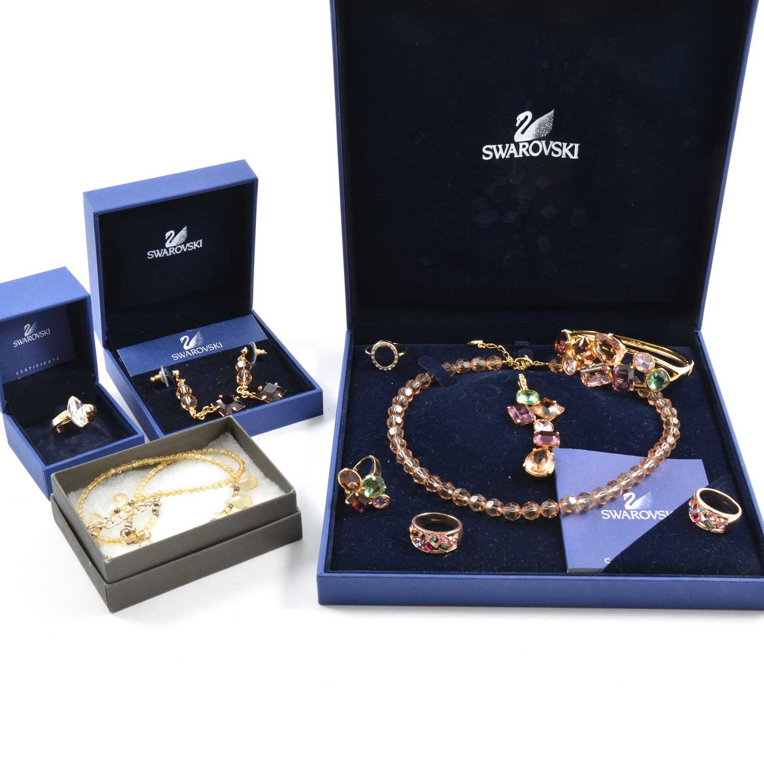 lot-463-nine-items-of-swarovski-crystal-jewellery