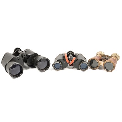 Lot 287 - Super Zenith 10x50 binoculars, and others