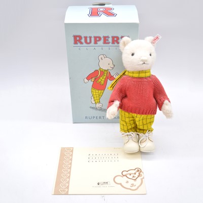 Rupert bear soft deals toy