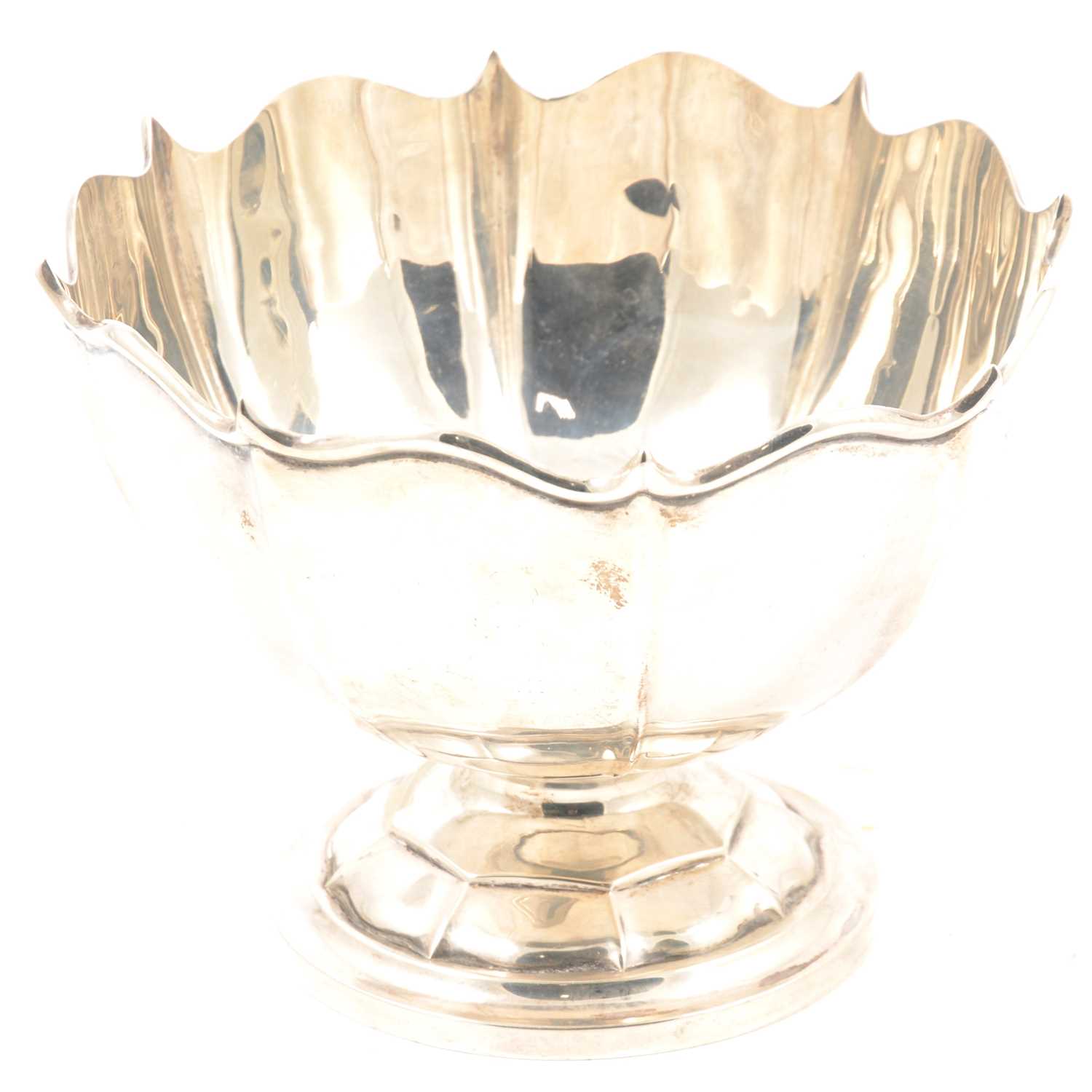 Lot 240 Silver rose bowl,
