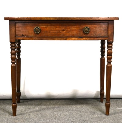 Lot 512 - Victorian mahogany bowfront side table