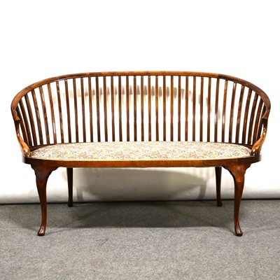 Lot 510 - Mahogany salon settee