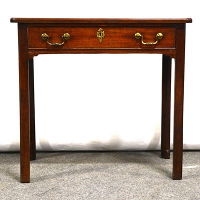 Lot 518 - Late Georgian mahogany side table