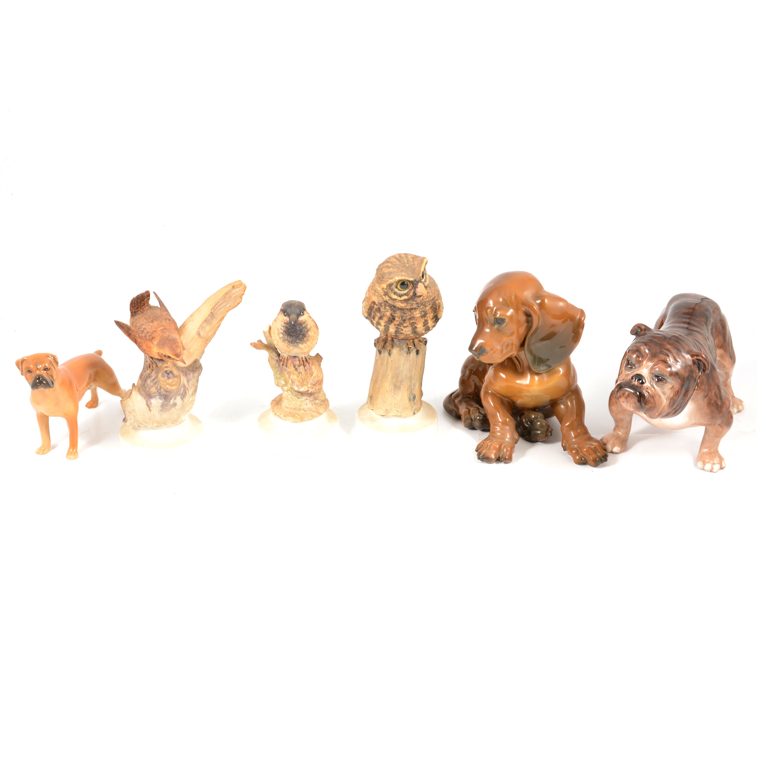 Lot 87 Collection of ceramic animal figurines
