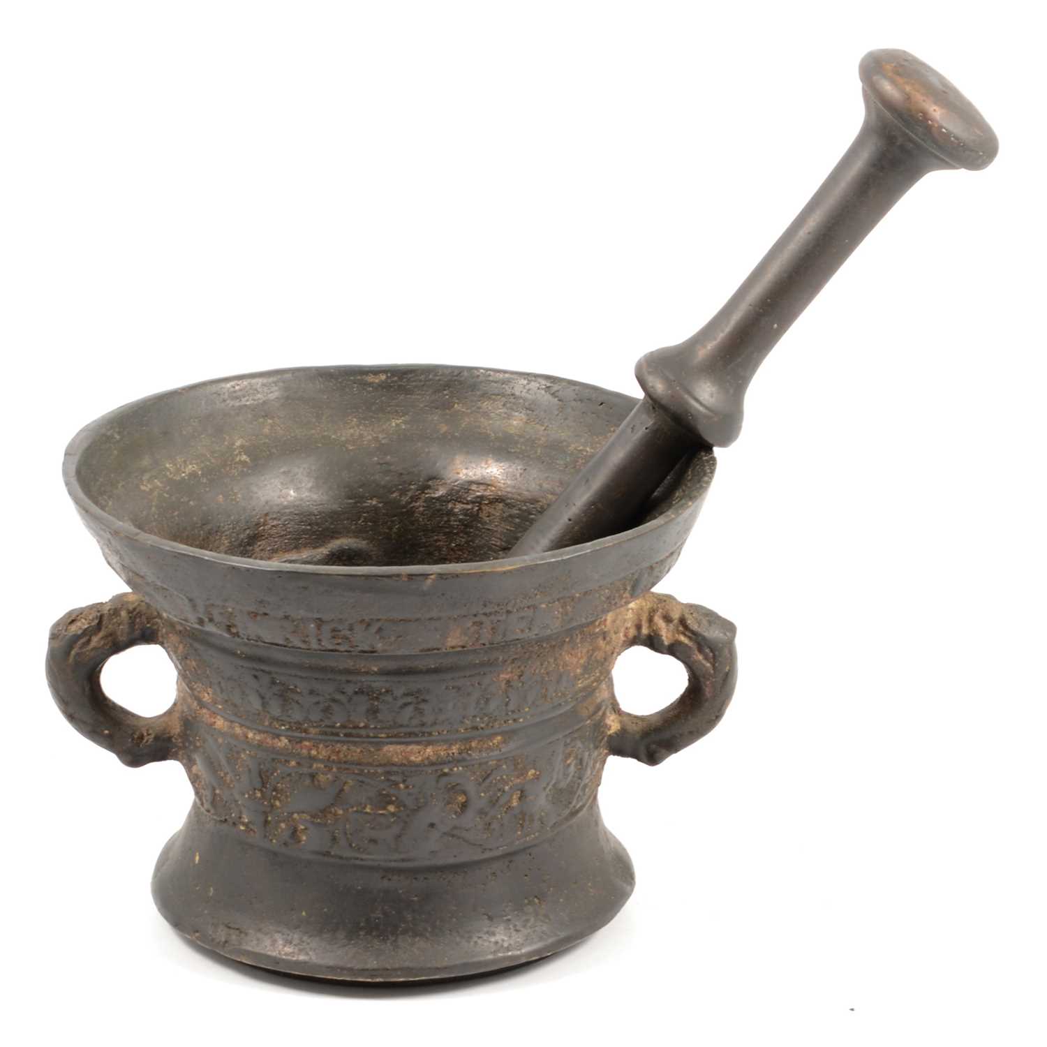 Lot 111 - Bronze mortar