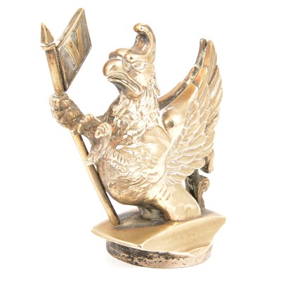 Lot 245 - Motoring Interest - a Vauxhall Griffin car mascot.