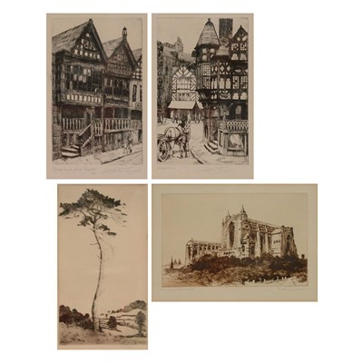 Lot 327 - Four etchings