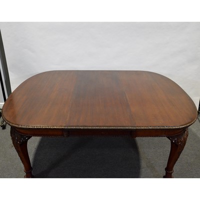 Lot 400 - Suite of mahogany furniture in the Chippendale style, circa 1923