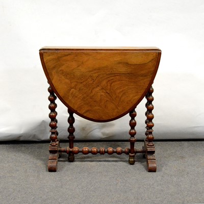 Lot 475 - Victorian walnut Sutherland table