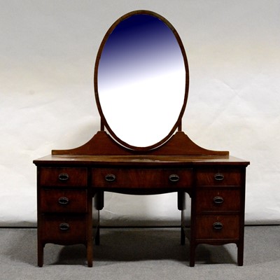 Lot 439 - Mahogany dressing table