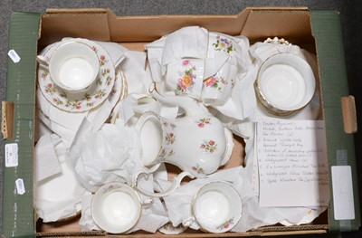 Lot 61 - Royal Albert 'Winsome' and Royal Crown Derby 'Derbies Posies' part tea services
