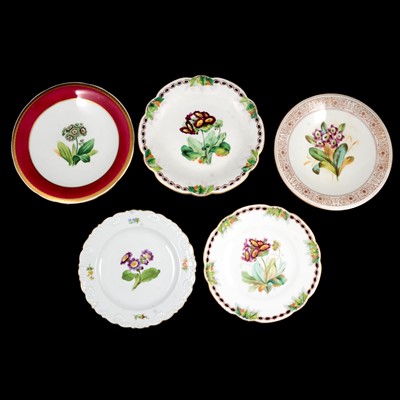 Lot 88 - Collection of mostly 19th century cabinet plates