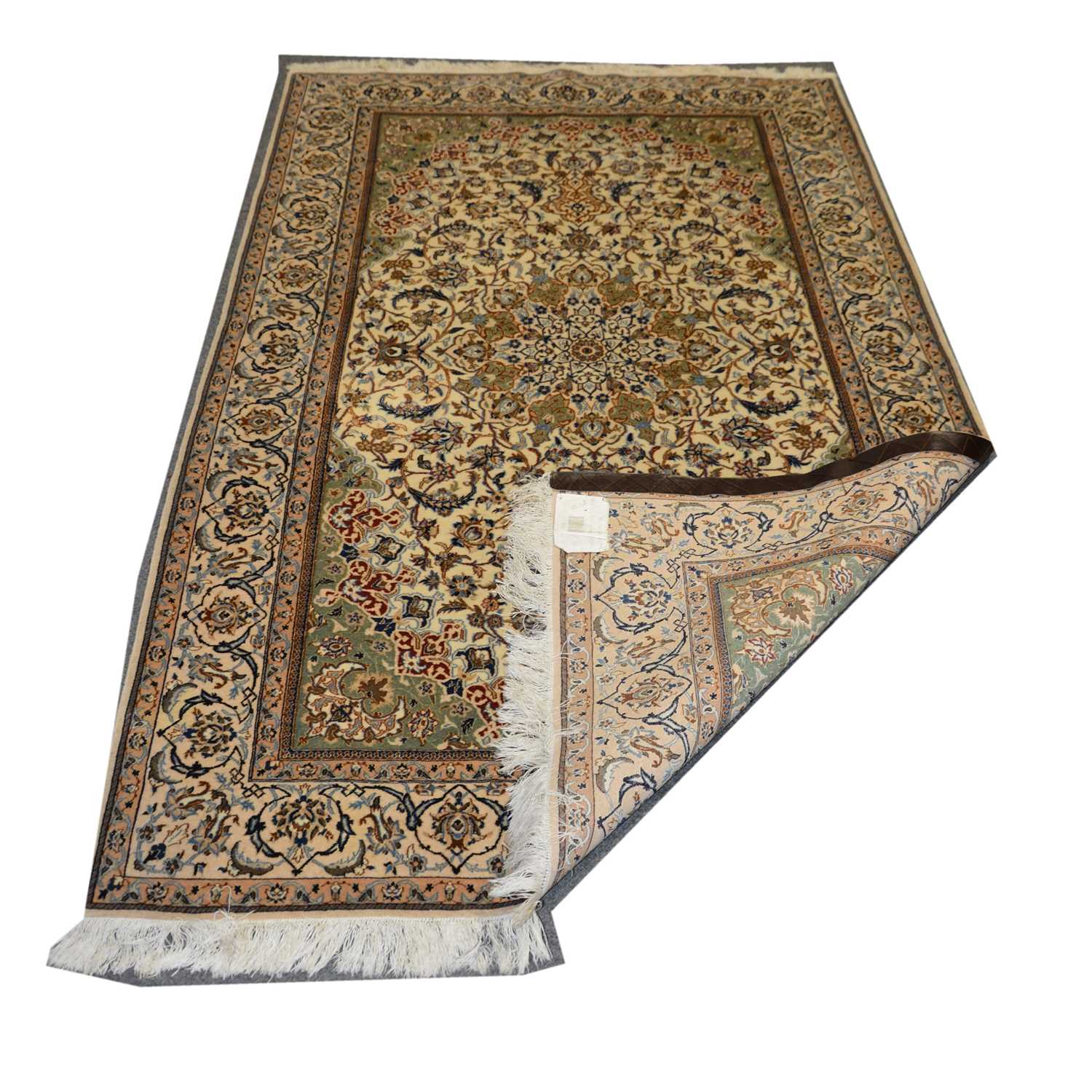 Isfahan Rug Green Lot 519 - Isfahan rug